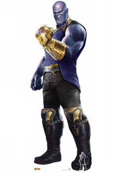 Official Thanos The Mad Titan Avengers Infinity War Giant Cardboard Cutout / Standup Official Thanos The Mad Titan Avengers Infinity War Giant Cardboard Cutout / Standup