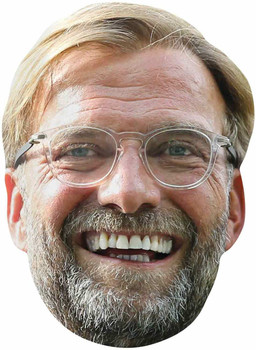 Jurgen Klopp 2D Single Card Face Mask Jurgen Klopp 2D Single Card Face Mask