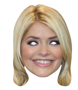Holly Willoughby 2D Single Card Party Face Mask Holly Willoughby 2D Single Card Party Face Mask