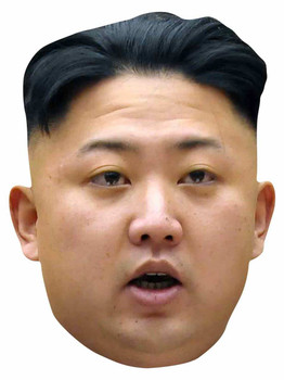 Kim Jong-un 2D Single Card Party Face Mask Kim Jong-un 2D Single Card Party Face Mask