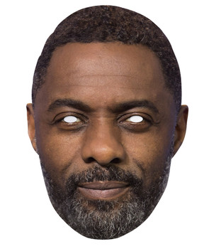 Idris Elba 2D Single Card Party Face Mask Idris Elba 2D Single Card Party Face Mask