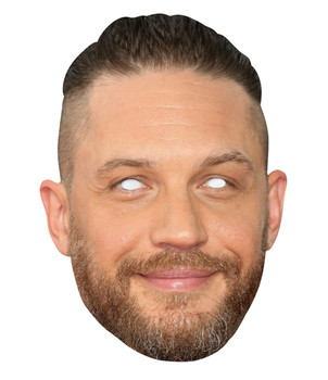 Tom Hardy 2D Single Card Party Face Mask Tom Hardy 2D Single Card Party Face Mask