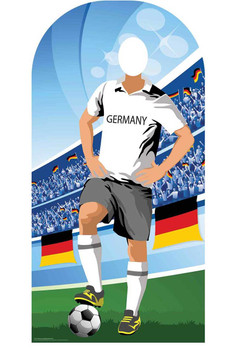 World Cup 2018 Germany Football Cardboard Cutout Stand-in World Cup 2018 Germany Football Cardboard Cutout Stand-in