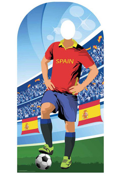 World Cup 2018 Spain Football Cardboard Cutout Stand-in World Cup 2018 Spain Football Cardboard Cutout Stand-in