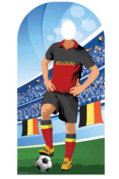 World Cup 2018 Belgium Football Cardboard Cutout Stand-in World Cup 2018 Belgium Football Cardboard Cutout Stand-in