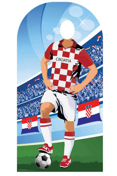 World Cup 2018 Croatia Football Cardboard Cutout Stand-in World Cup 2018 Croatia Football Cardboard Cutout Stand-in