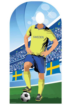 World Cup 2018 Sweden Football Cardboard Cutout Stand-in World Cup 2018 Sweden Football Cardboard Cutout Stand-in