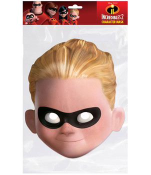 Dash Parr Incredibles 2 Single 2D Card Party Face Mask Dash Parr Incredibles 2 Single 2D Card Party Face Mask