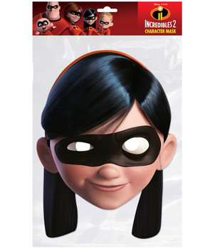 Violet Parr Incredibles 2 Single 2D Card Party Face Mask Violet Parr Incredibles 2 Single 2D Card Party Face Mask