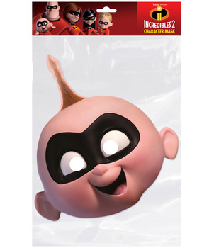 Jack-Jack Incredibles 2 Single 2D Card Party Face Mask Jack-Jack Incredibles 2 Single 2D Card Party Face Mask