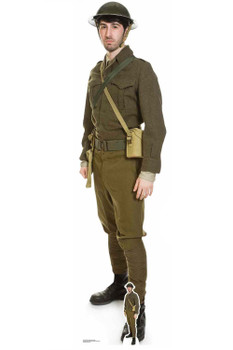 British World War 1 Soldier Cardboard Cutout / Standup / Standee British World War 1 Soldier Cardboard Cutout / Standup / Standee