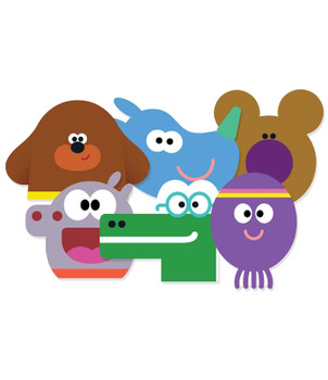 Hey Duggee Card Party Face Masks Variety pack of 6 Hey Duggee Card Party Face Masks Variety pack of 6