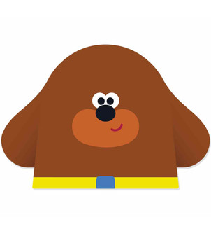 Hey Duggee 2D Card Party Face Mask Hey Duggee 2D Card Party Face Mask