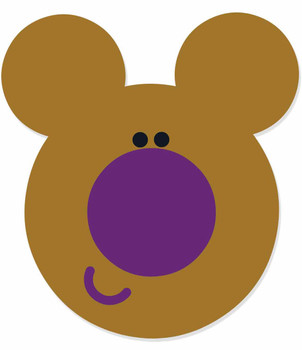 Norrie from Hey Duggee Single 2D Card Party Face Mask Norrie from Hey Duggee Single 2D Card Party Face Mask