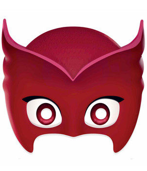 Owlette from PJ Masks Single 2D Card Party Face Mask Owlette from PJ Masks Single 2D Card Party Face Mask