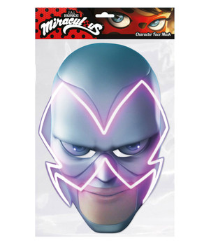 Hawk Moth from Miraculous Single 2D Card Party Face Mask Hawk Moth from Miraculous Single 2D Card Party Face Mask