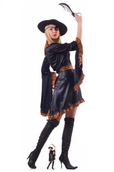 Pirate Female with Eye Patch Cardboard Cutout / Standup Pirate Female with Eye Patch Cardboard Cutout / Standup