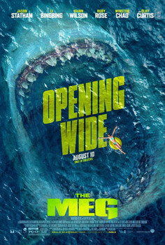 The Meg Original Movie Poster - Double Sided Final Style The Meg Original Movie Poster - Double Sided Final Style