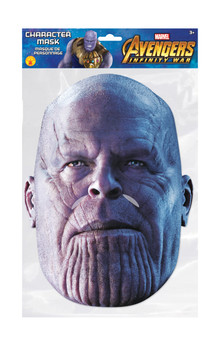 Thanos Infinity War Official Marvel Single 2D Card Party Face Mask Thanos Infinity War Official Marvel Single 2D Card Party Face Mask