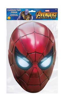 Spider-Man Infinity War Official Marvel Single 2D Card Party Face Mask Spider-Man Infinity War Official Marvel Single 2D Card Party Face Mask