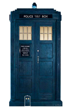 The Tardis from The 13th Doctor Who Official Cardboard Cutout / Standup The Tardis from The 13th Doctor Who Official Cardboard Cutout / Standup