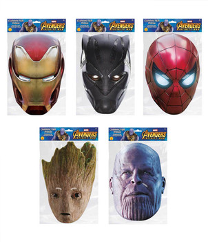 Avengers Infinity War Variety Face Mask Pack Avengers Infinity War Variety Face Mask Pack