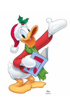 Donald Duck Christmas Carol Official Disney Cardboard Cutout Donald Duck Christmas Carol Official Disney Cardboard Cutout