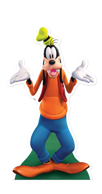 (SS74300) lifesize cardboard cutout of Goofy (Disney) buy cutouts at