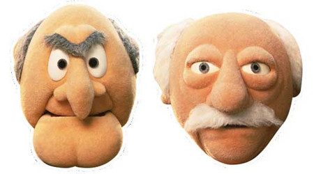 Statler and Waldor Face Mask Set of 2 (The Muppets ...