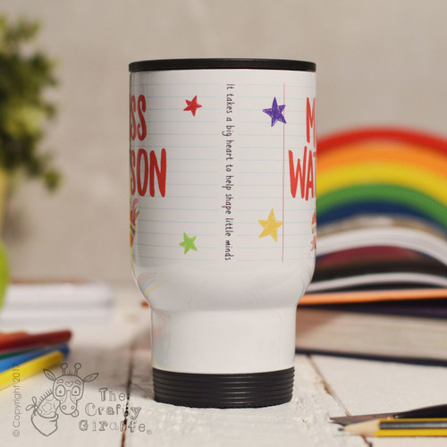 Personalised Teacher Name - Best teacher apple Travel Mug - The ... Personalised Teacher Name - Best teacher apple Travel Mug - The ...