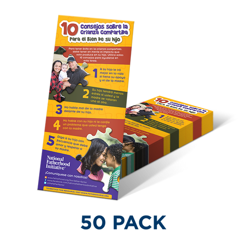 Tip Card: 10 Tips on Co-Parenting for the Sake of Your Child (SP)