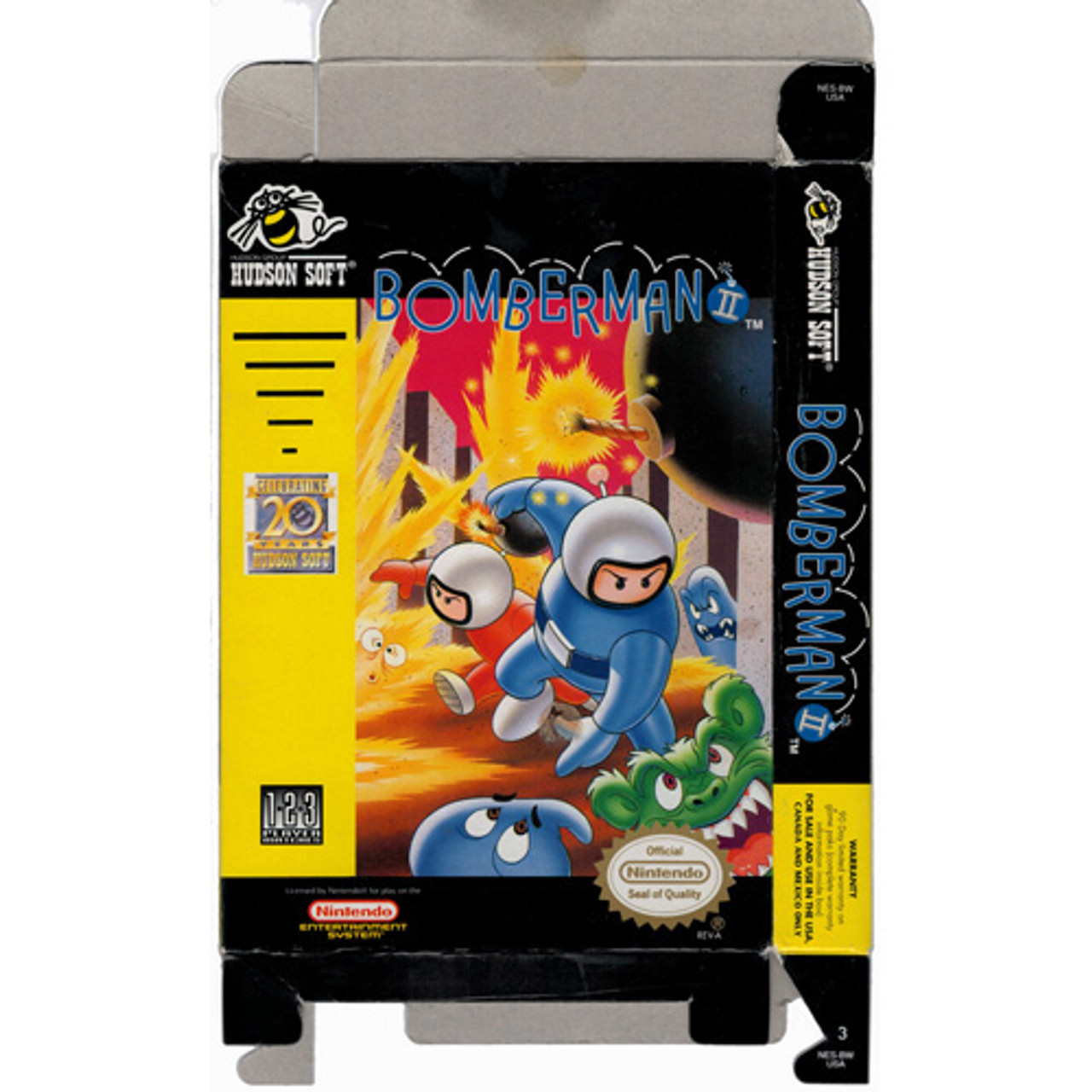 Nintendo NES Box for Bomberman II 2 Game For Sale DKOldies