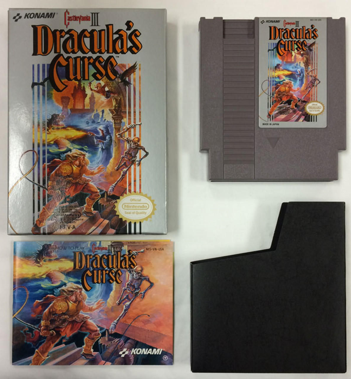 Castlevania III 3 Dracula's Curse Complete Nintendo NES Game For Sale