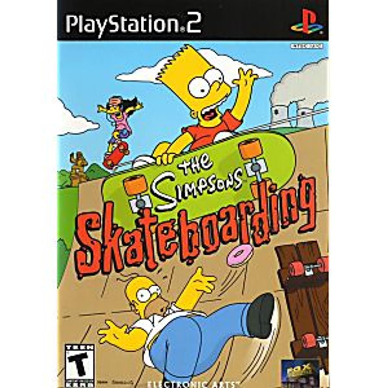 Simpsons The - Skateboarding Ps2