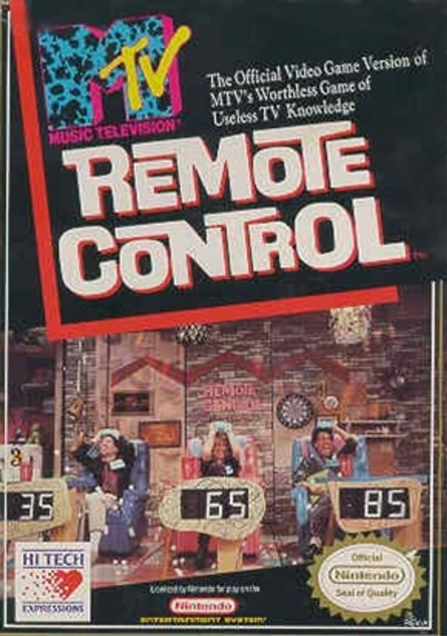 MTV Remote Control Nintendo NES Original Game For Sale DKOldies