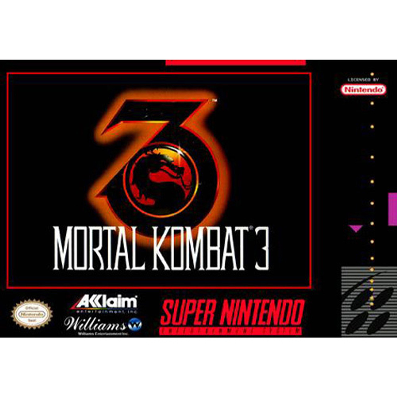 Mortal Kombat 3 Super Nintendo SNES Game For Sale DKOldies Mortal Kombat 3 Super Nintendo SNES Game For Sale DKOldies