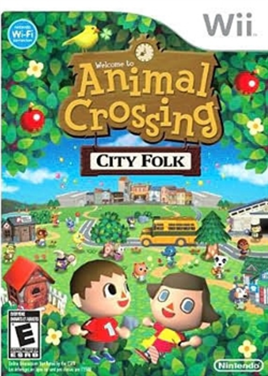 Animal Crossing City Folk Nintendo Wii Game For Sale ...