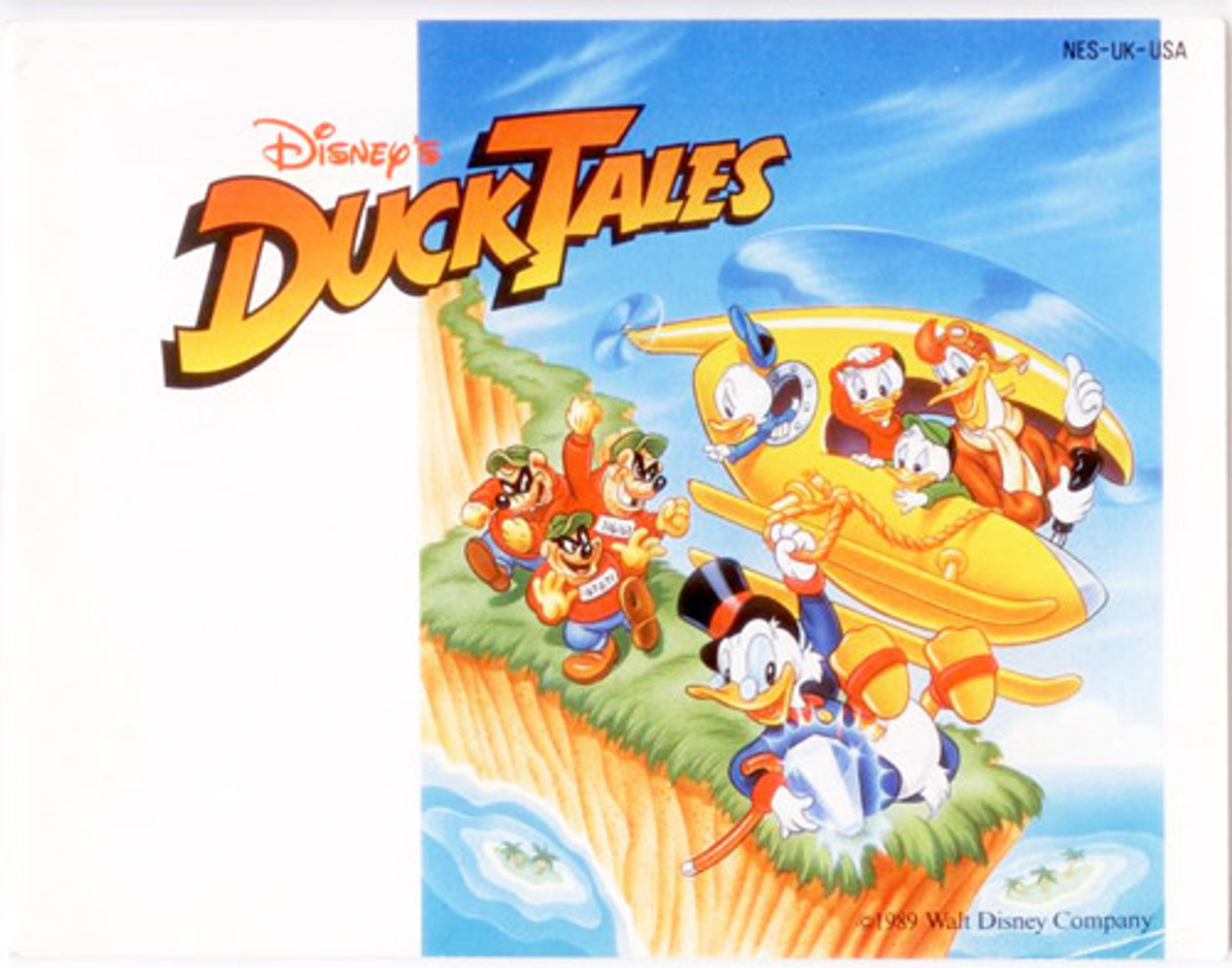 Manual Disneys Duck Tales Nintendo NES Instructions For Sale | DKOldies