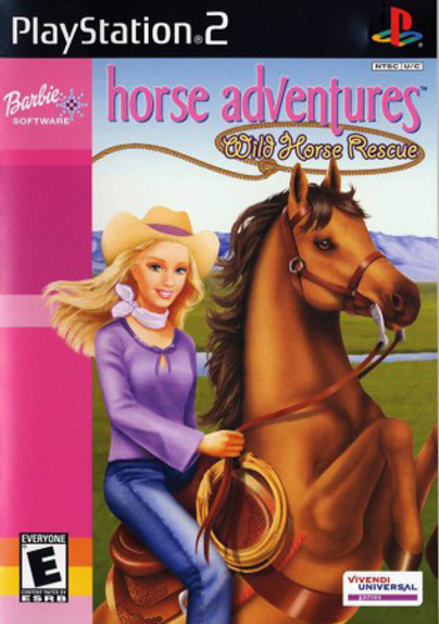 Barbie Horse Adventures Wild Horse Rescue PlayStation 2 Game For Sale