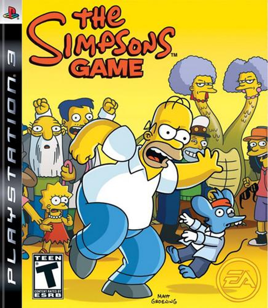 the simpsons game ps3 cover