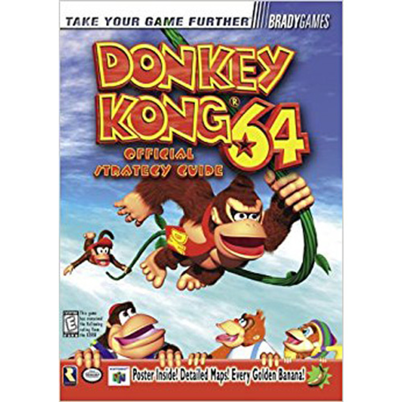 Official Strategy Guide N64 Donkey Kong 64 Brady Games For Sale