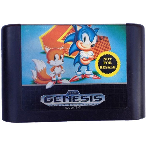 Sonic The Hedgehog 2 Sega Genesis Game Cartridge For Sale | DKOldies