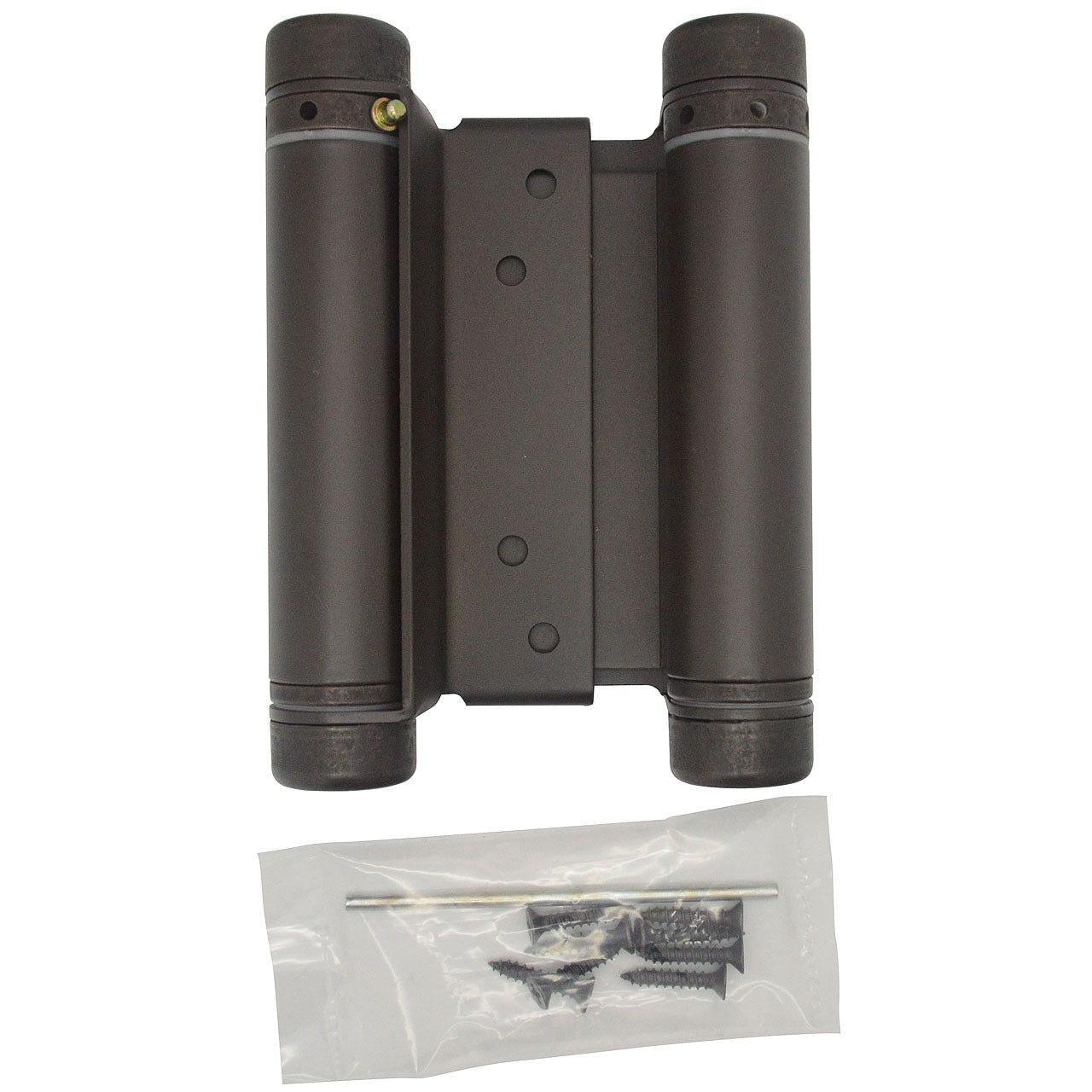 4" Double Action Spring Hinge Saloon Door Hinge (Oil Rubbed Bronze)