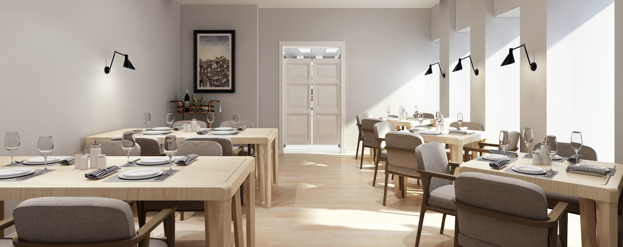 Swinging Cafe Doors Saloon Doors Custom Sizes & Unique Styles