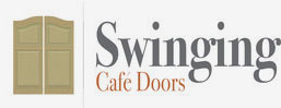 Swinging Cafe door logo