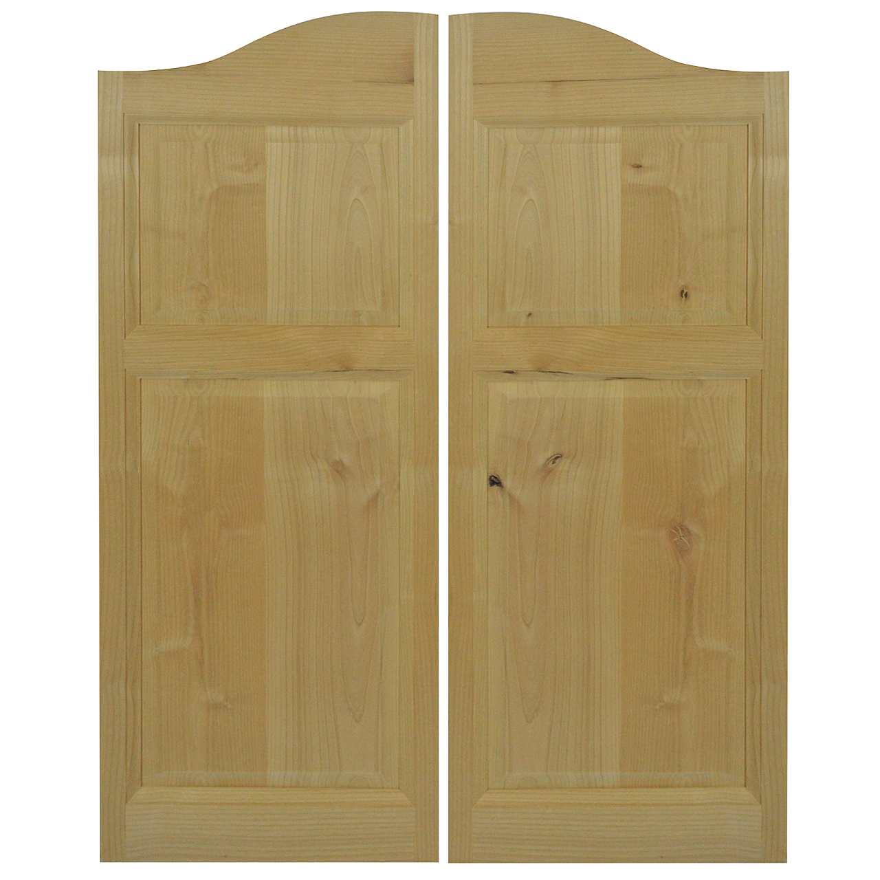 Rustic Alder Cafe Doors 