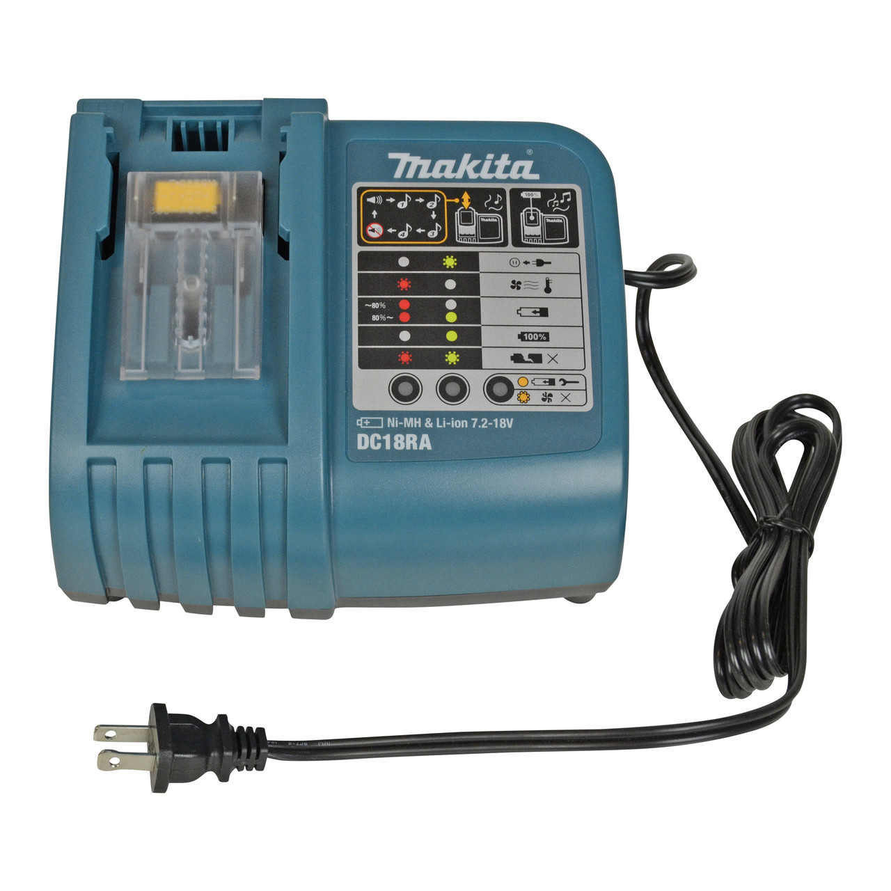 Makita DC18RA 7.2 - 18V Li-Ion Battery Charger