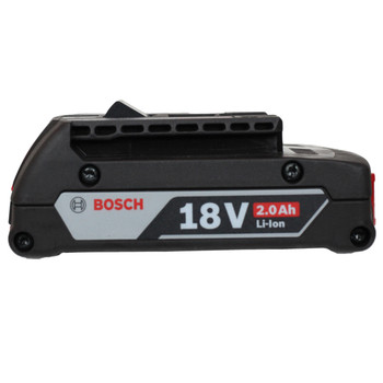 Bosch BAT612 18-volt Lithium-Ion 2.0 Ah Slim Pack Battery with Digital Fuel Gauge
Bosch BAT612 18-volt Lithium-Ion 2.0 Ah Slim Pack Battery with Digital Fuel Gauge