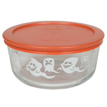 Pyrex 7201-PC 4 Cup, 950ml Decorative Glass Bowl with Orange Plastic Lid
Pyrex 7201-PC 4 Cup, 950ml Decorative Glass Bowl with Orange Plastic Lid