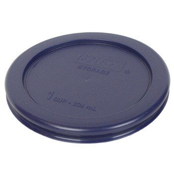 Pyrex 7202-PC Dark Blue 1 Cup, 236mL Round Plastic Replacement Lid Pyrex 7202-PC Dark Blue 1 Cup, 236mL Round Plastic Replacement Lid
